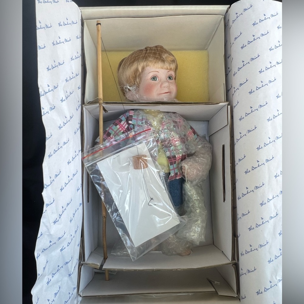 The Danbury Mint Andy - Gone Fishing Doll 1992